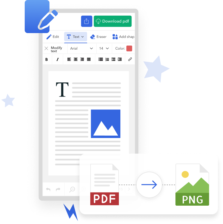 Conversión PDF-PNG: ¿por qué PDF Smart?