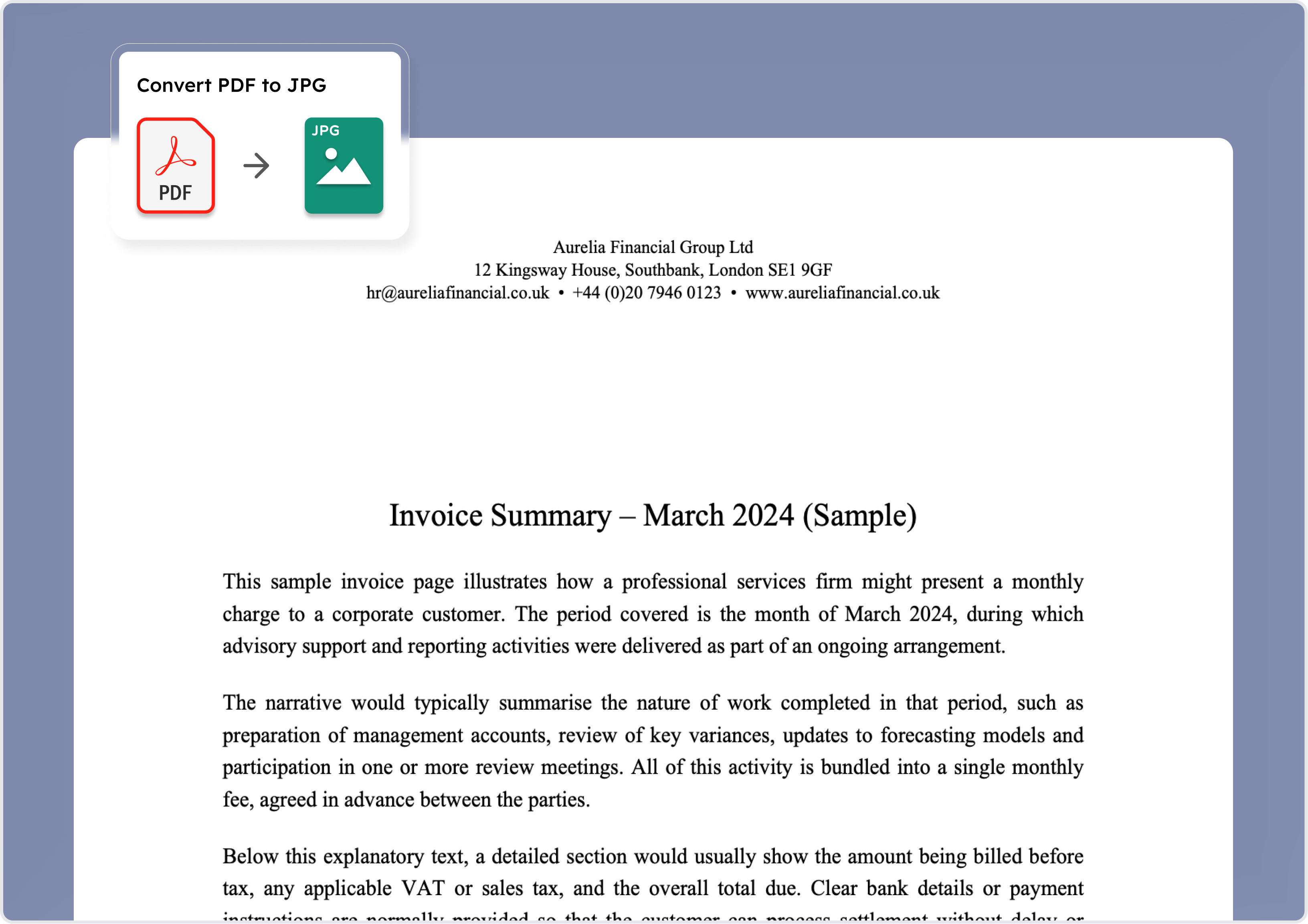 Konwertuj PDF do JPG