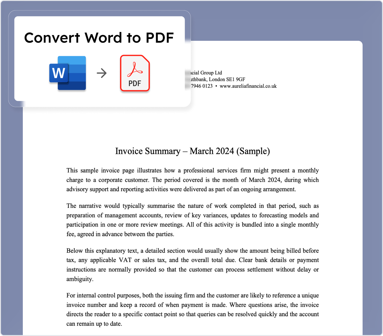 Word in PDF umwandeln